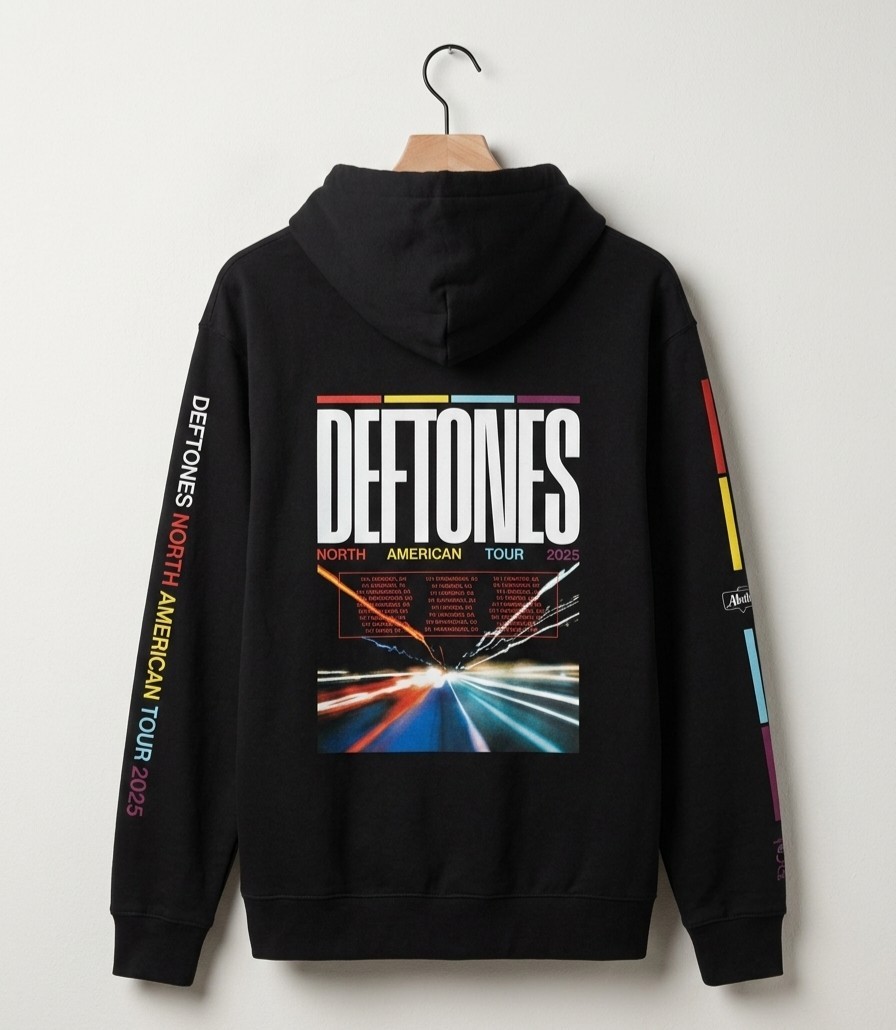 North american tour 2025 deftones hoodie size medium authentic North american tour 2025 deftones hoodie size medium authentic