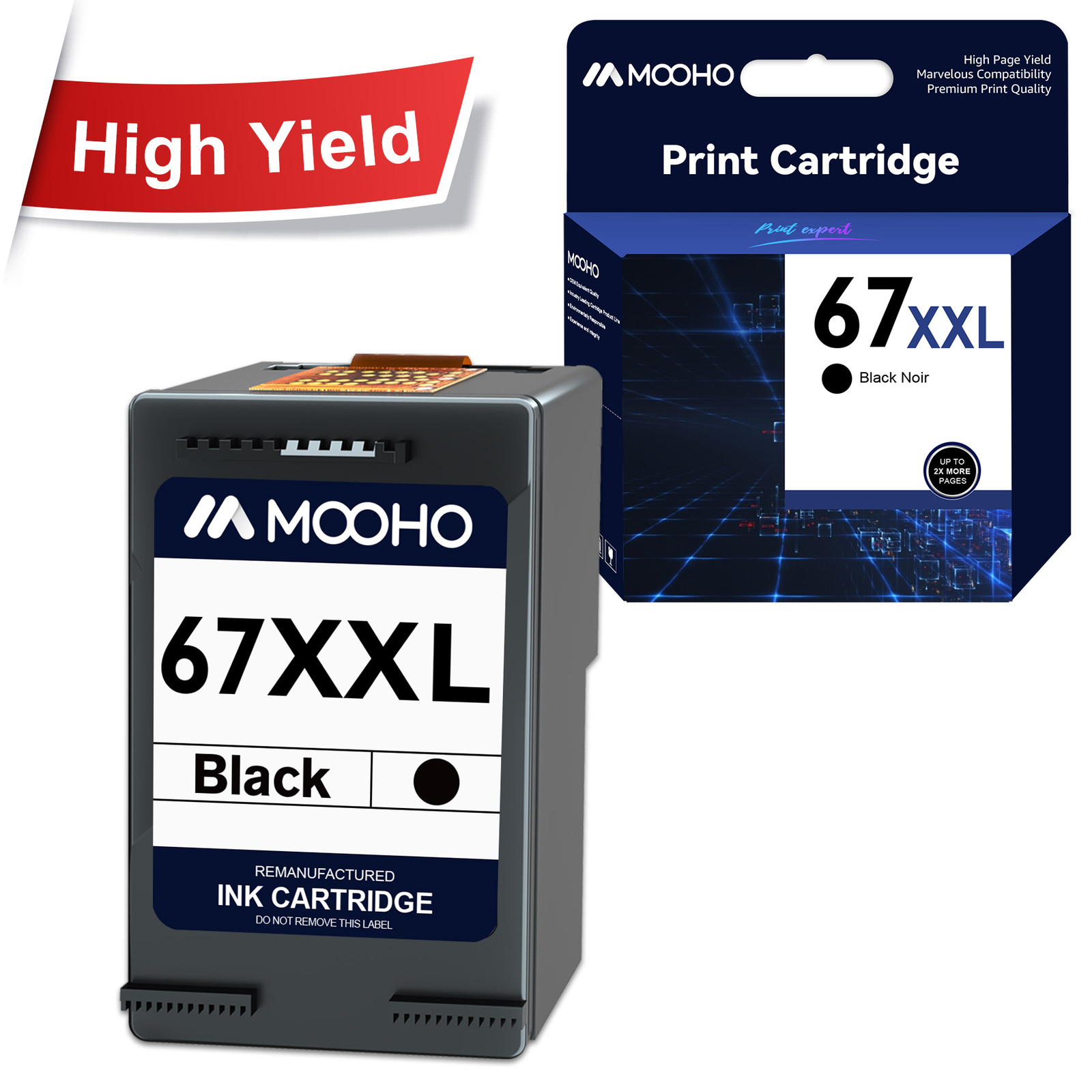 1-3PK 67-XL 67XL Black & Color 67XL Ink for HP Deskjet 4155e Plus 4122 4132 4155