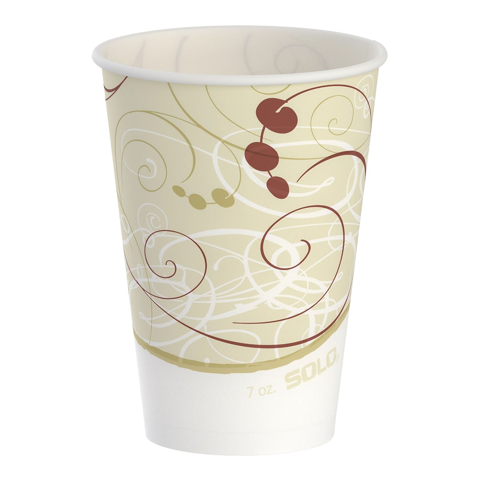 Solo Disposable Drinking Cup Beige Wax Coated Paper 7 oz. 100 Ct R7N-J8000 Solo Disposable Drinking Cup Beige Wax Coated Paper 7 oz. 100 Ct R7N-J8000