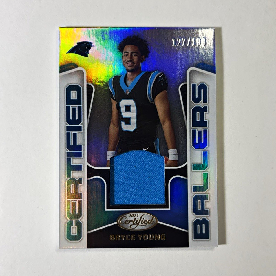 Panini 2023 Certified Bryce Young Rookie MEM Certified Ballers Mirror /199 Panini 2023 Certified Bryce Young Rookie MEM Certified Ballers Mirror /199