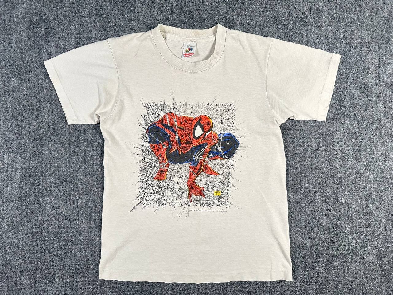 Vintage 1990 Marvel Comics Spider-Man Todd McFarlane T-Shirt Fruit of the Loom M Vintage 1990 Marvel Comics Spider-Man Todd McFarlane T-Shirt Fruit of the Loom M