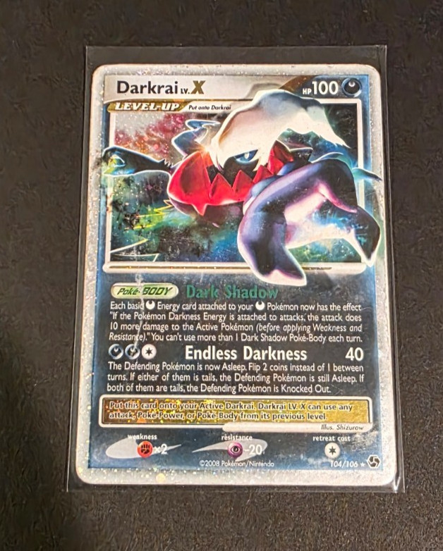 Darkrai LV.X 104/106 Holo Great Encounters ☆ Authentic ☆ Darkrai LV.X 104/106 Holo Great Encounters ☆ Authentic ☆