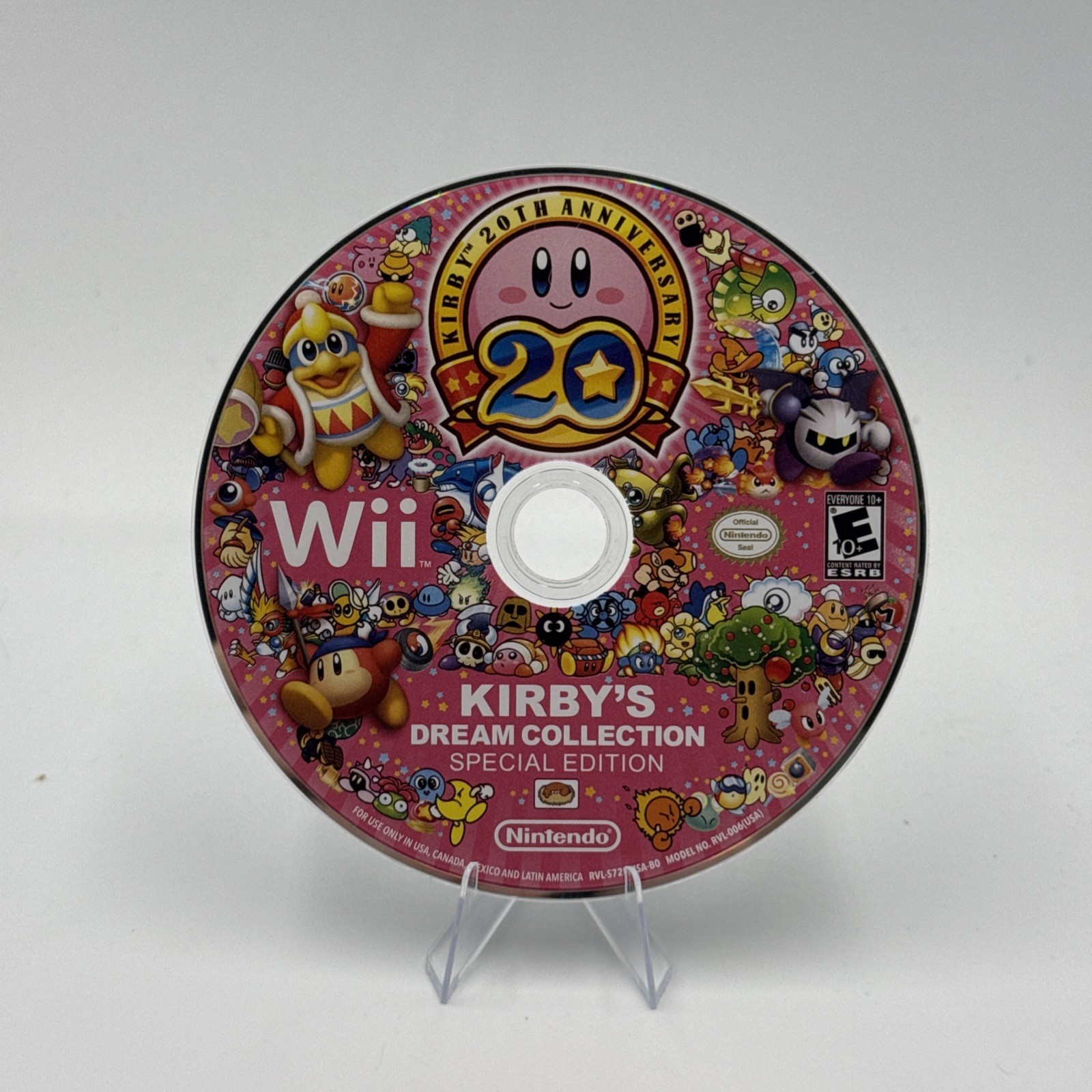 Kirby's Dream Collection - Special Edition (Nintendo Wii, 2012) - Disc Only Kirby's Dream Collection - Special Edition (Nintendo Wii, 2012) - Disc Only