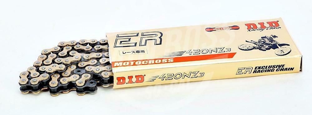 DID 420 x 112 Links NZ Super Series  Non Oring Gold Drive Chain
