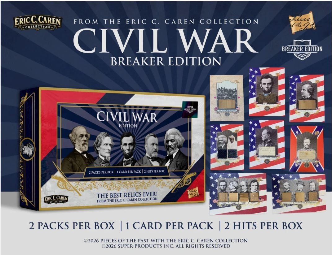 2026 Pieces of the Past Caren's Civil War Breaker Edition Box + 2 BONUS PACKS