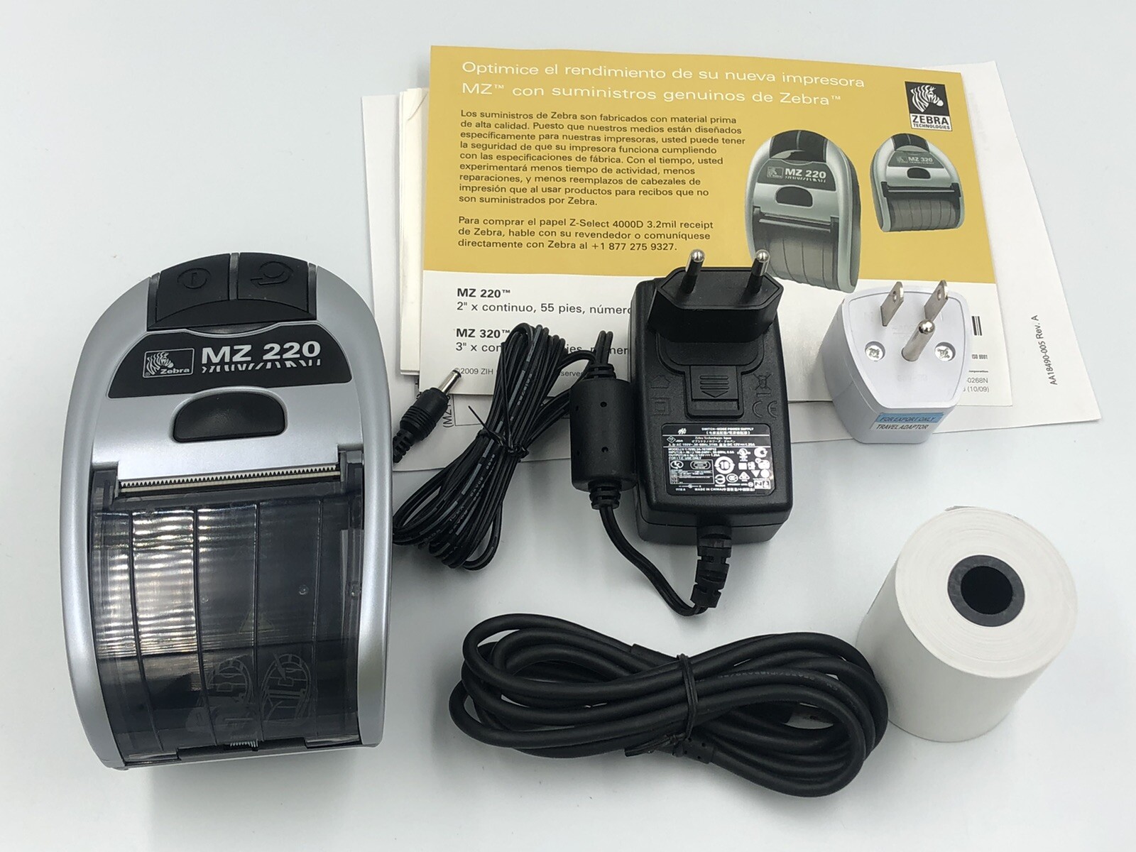 NEW Zebra MZ220 Portable Mobile Bluetooth Wireless With Android Printer (New) NEW Zebra MZ220 Portable Mobile Bluetooth Wireless With Android Printer (New)