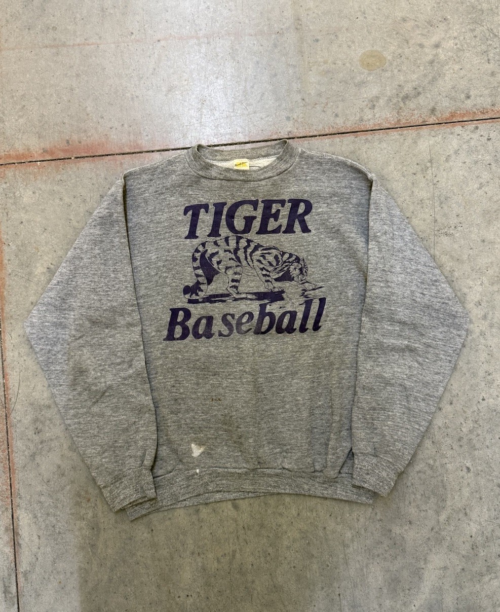 Vintage 60s Russell Athletic Tigers Baseball Crewneck Size large Vintage 60s Russell Athletic Tigers Baseball Crewneck Size large