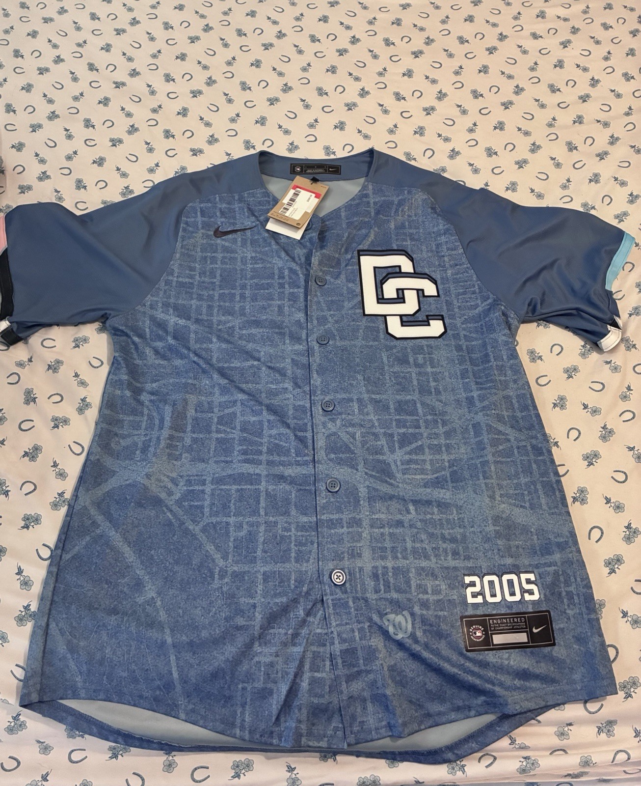 Dylan Crews City Connect Washington Nationals Jersey SZ Large New Dylan Crews City Connect Washington Nationals Jersey SZ Large New