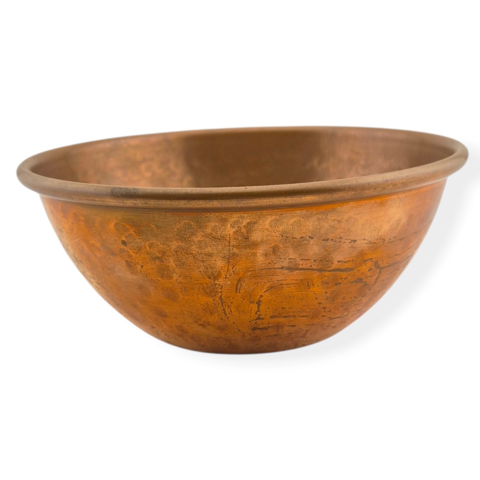 Antique Imperial Russian Hammered Copper Samovar Drip Bowl Moscow Stamp 5\