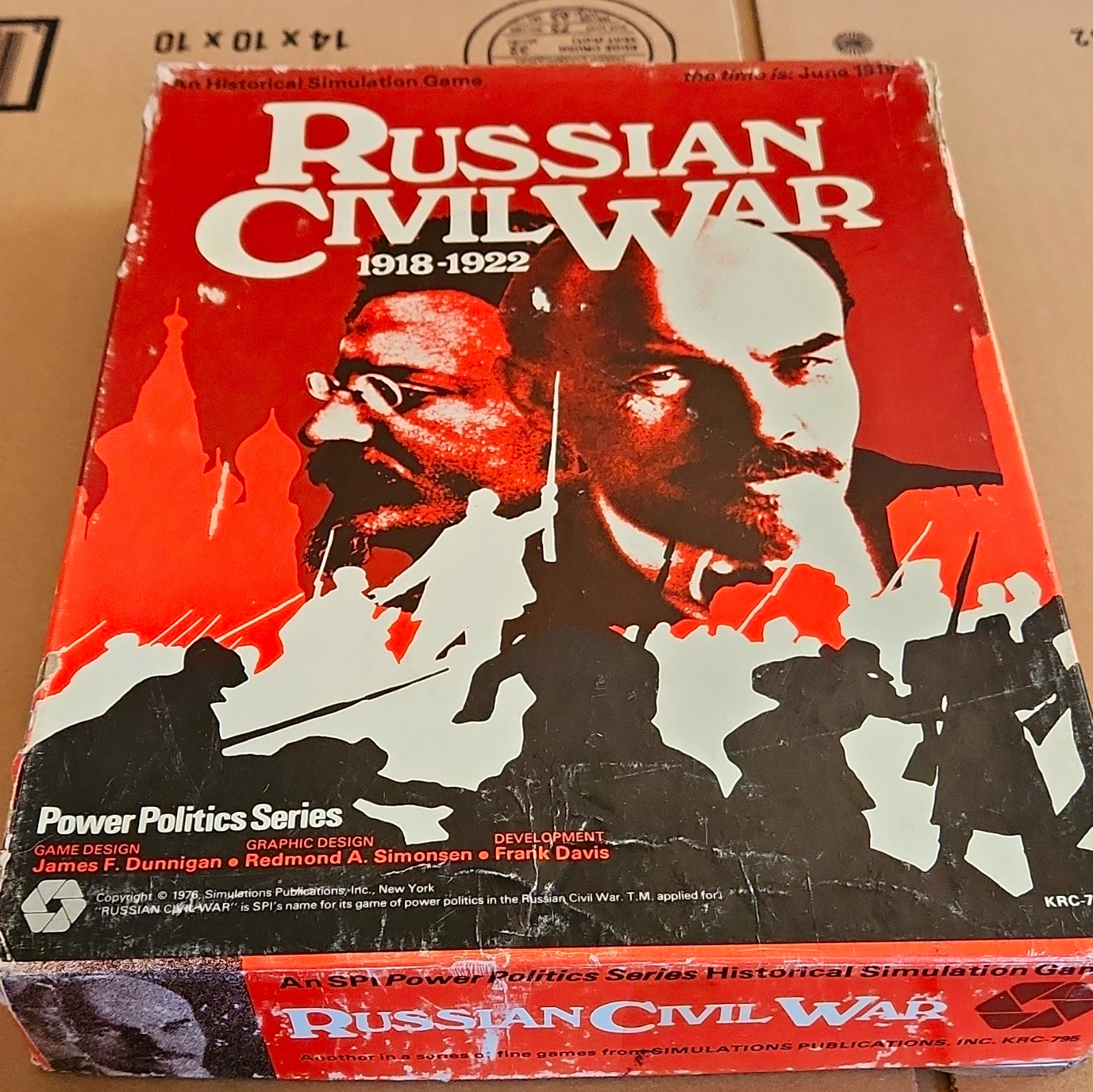 SPI Russian Civil War 1918-1922 Power Politics Board Game Dice Vintage 1979 SPI Russian Civil War 1918-1922 Power Politics Board Game Dice Vintage 1979