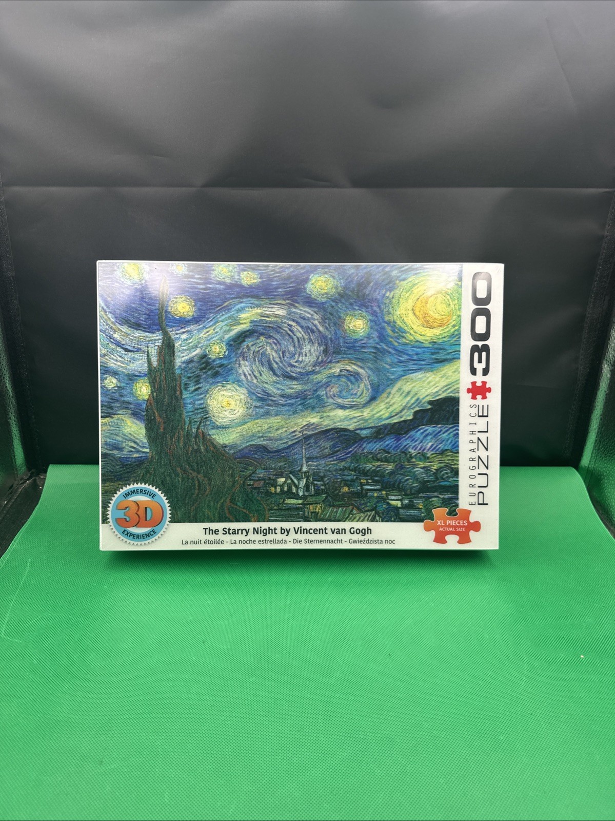 NEW Sealed Eurographics Vincent van Gogh Starry Night 300 Piece 3D Puzzle NEW Sealed Eurographics Vincent van Gogh Starry Night 300 Piece 3D Puzzle