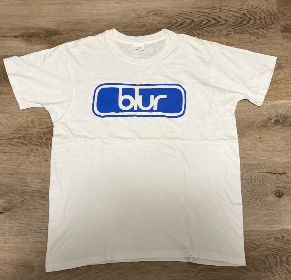 Vintage 90s Blur Parklife Album 1994 Britpop Band Tee shirt Rare Large oasis Vintage 90s Blur Parklife Album 1994 Britpop Band Tee shirt Rare Large oasis
