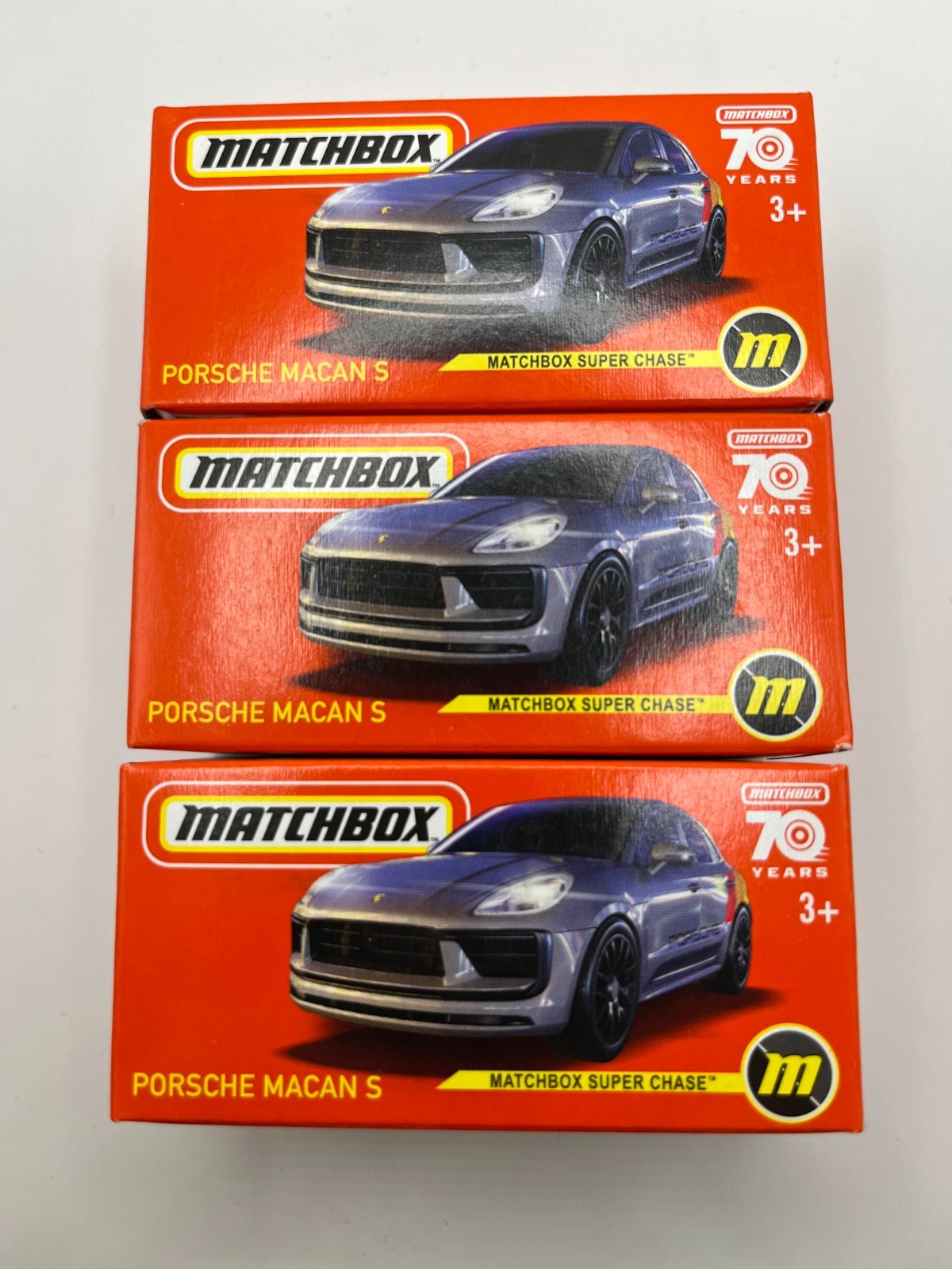 3 Pack Porsche Macan S Super Chase Power Grab Matchbox 1:64 3 Pack Porsche Macan S Super Chase Power Grab Matchbox 1:64