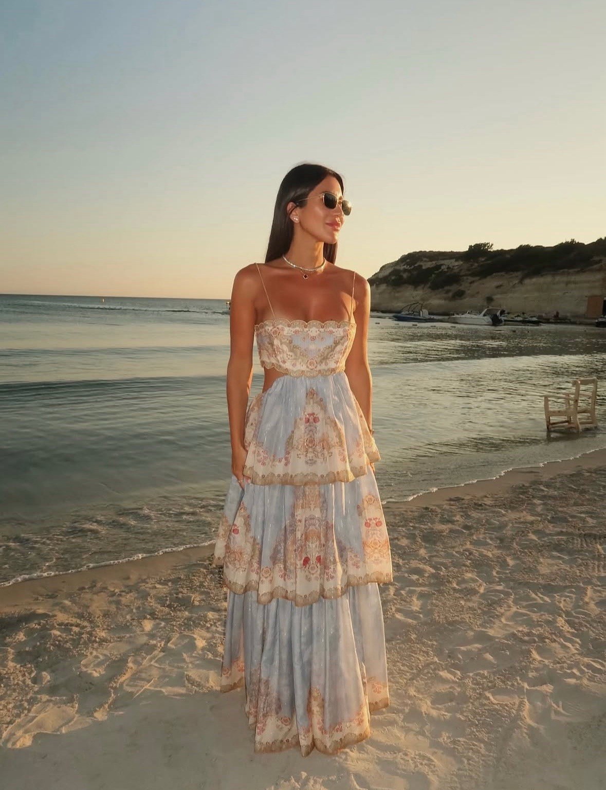 BNWT Zimmermann DAYLIGHT TIERED MAXI DRESS