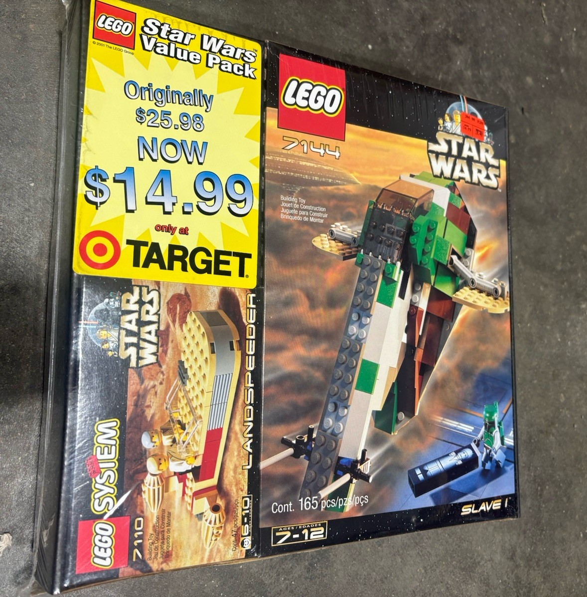 Vintage LEGO Star Wars 7144 AND LEGO Star Wars 7110 -Still in original Plastic Vintage LEGO Star Wars 7144 AND LEGO Star Wars 7110 -Still in original Plastic