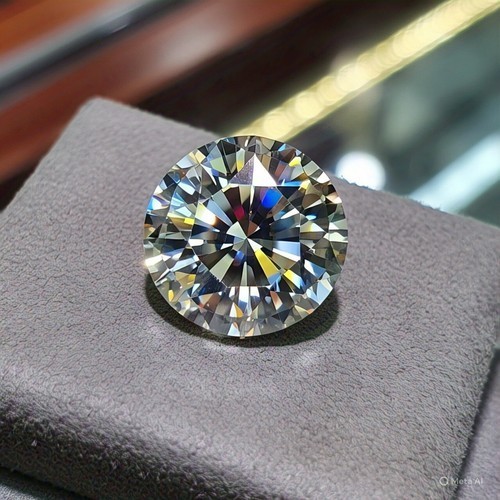 CERTIFIED 10.00 Ct Natural Diamond D Grade ROUND LOOSE VVS1/15 mm