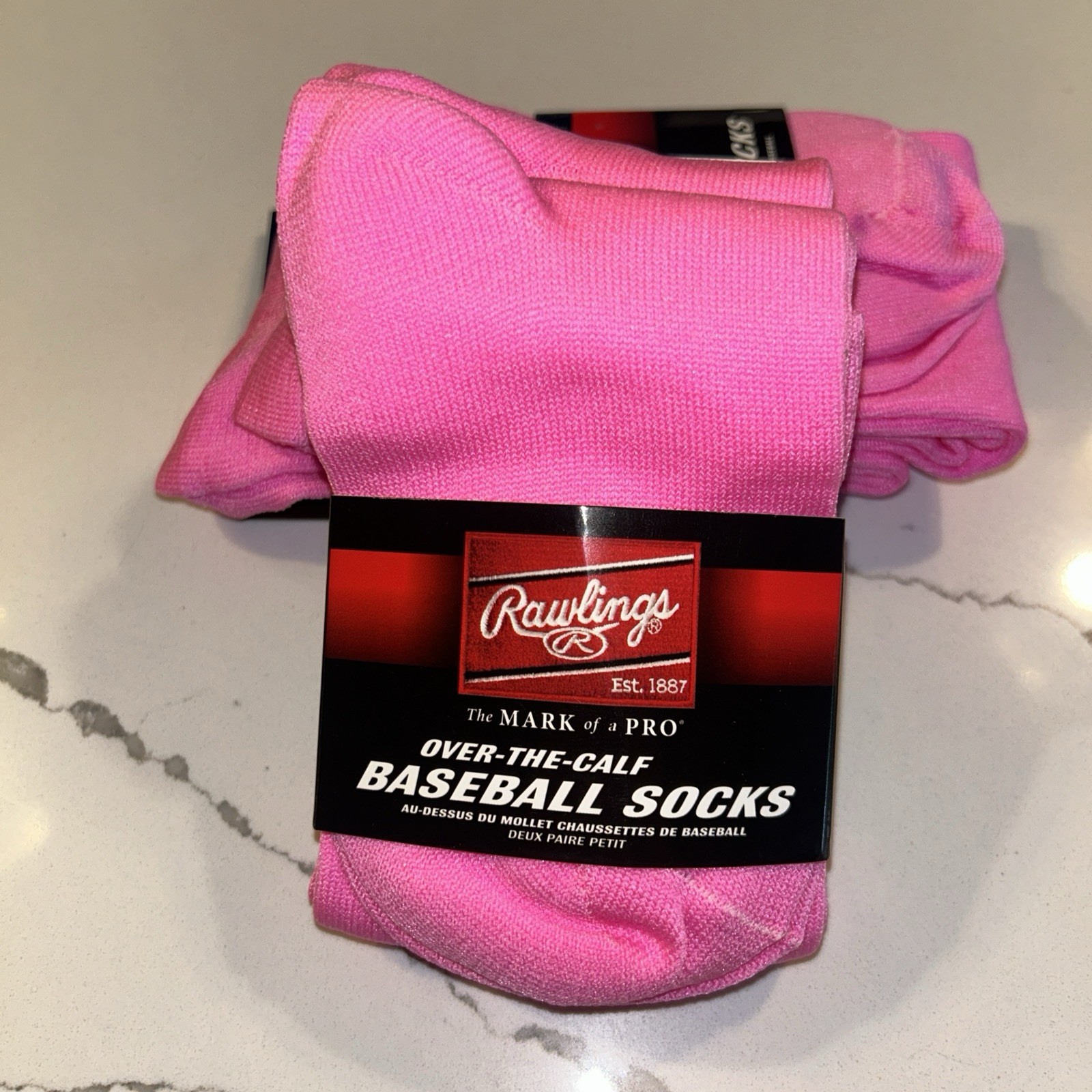 Rawlings Baseball Softball Pink socks size Medium women’s 6-10 Men’s 6-8 Rawlings Baseball Softball Pink socks size Medium women’s 6-10 Men’s 6-8