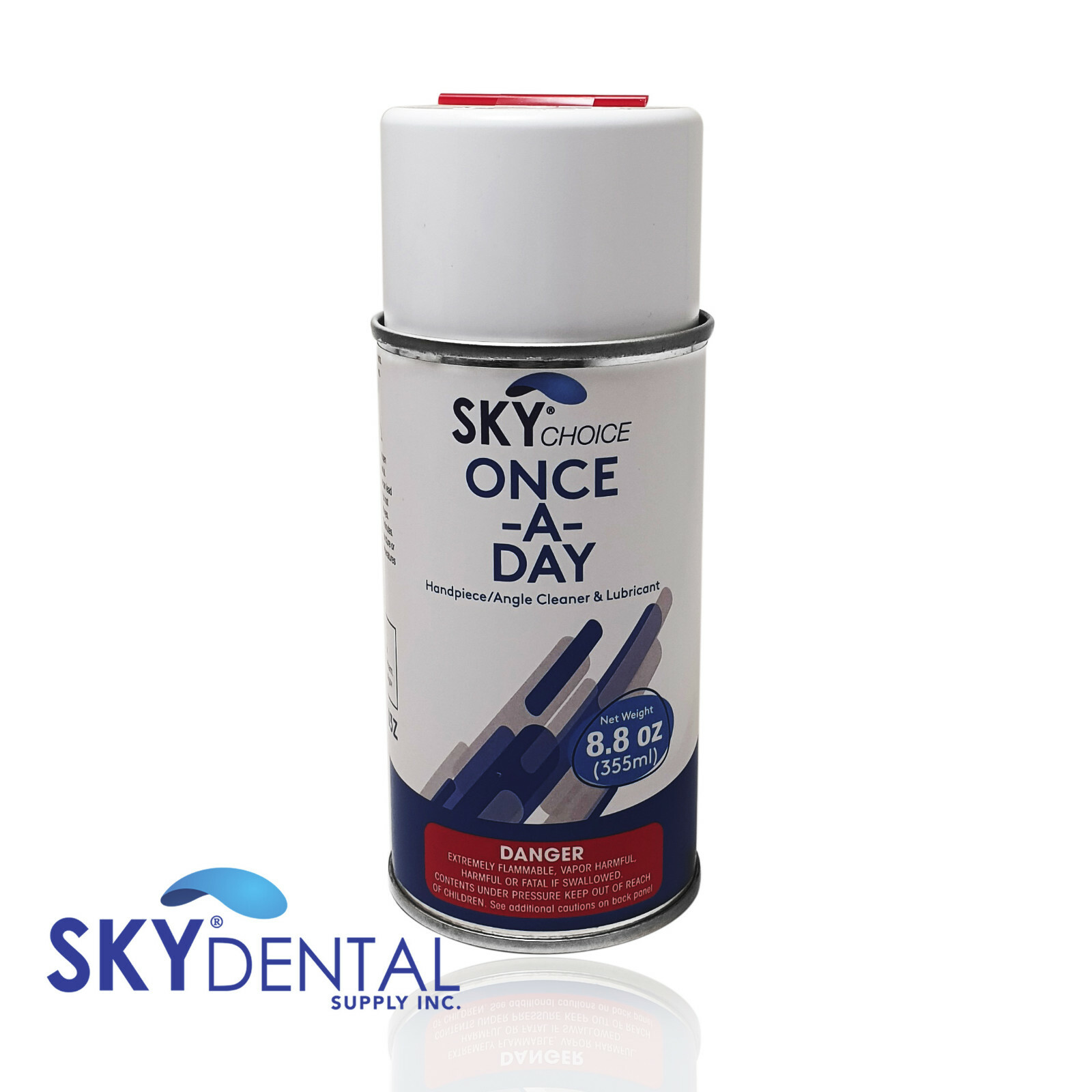 Once-A-Day Dental Handpiece Cleaner Spray, 8.8 oz. Can with Extension Tube Once-A-Day Dental Handpiece Cleaner Spray, 8.8 oz. Can with Extension Tube