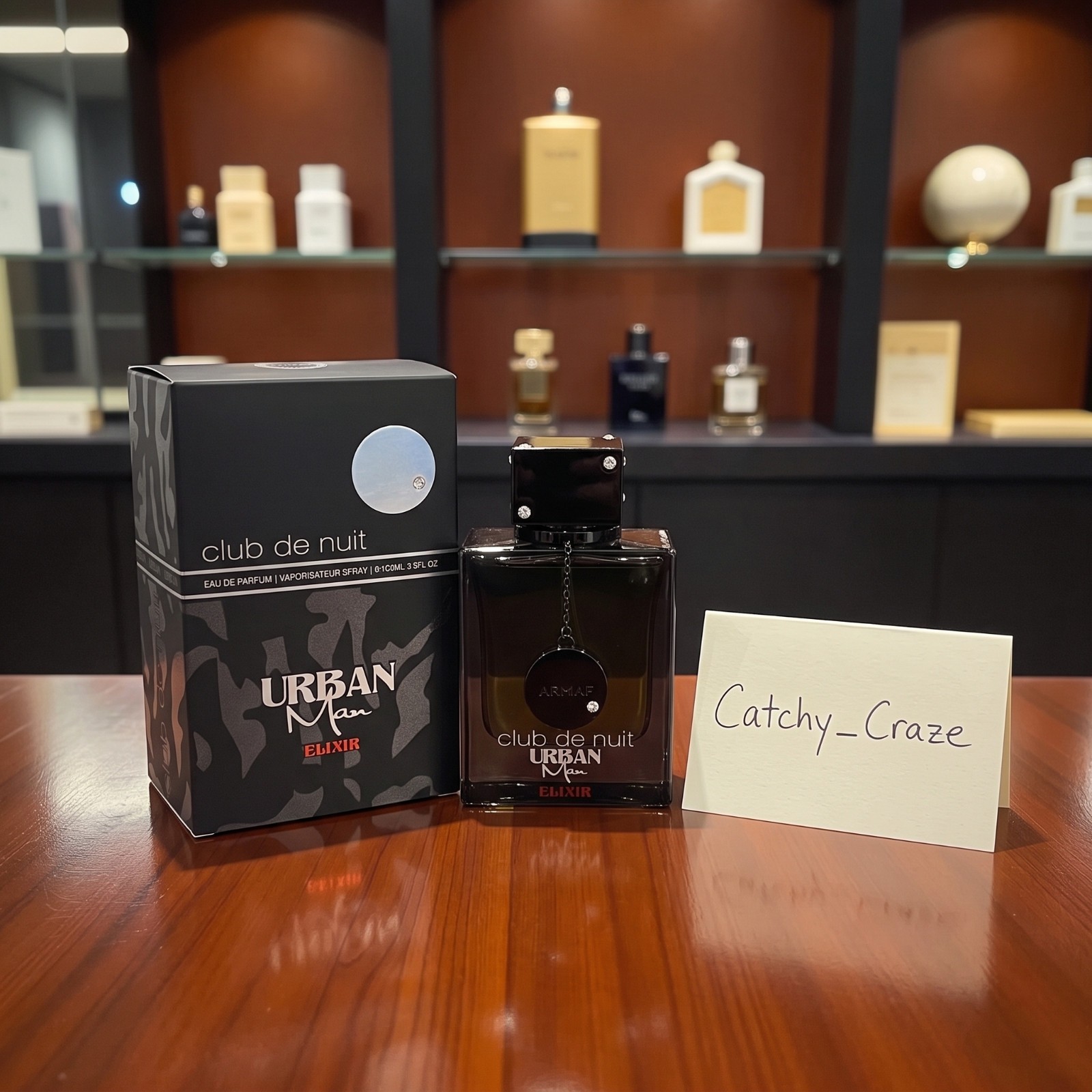 Armaf Club De Nuit Urban Man Elixir Eau De Parfum EDP Spray 3.6 oz / 105 ml Armaf Club De Nuit Urban Man Elixir Eau De Parfum EDP Spray 3.6 oz / 105 ml