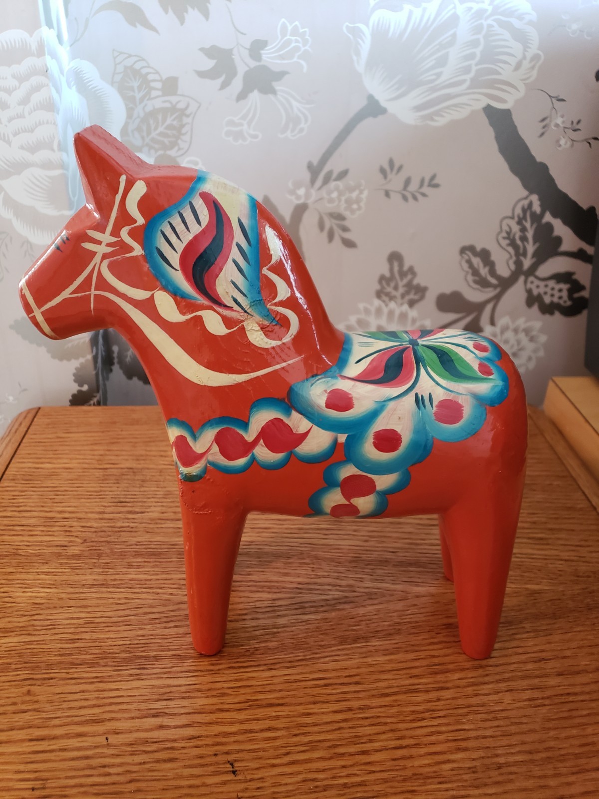 Vintage Swedish Dala Horse Figurine Wood 10 Vintage Swedish Dala Horse Figurine Wood 10