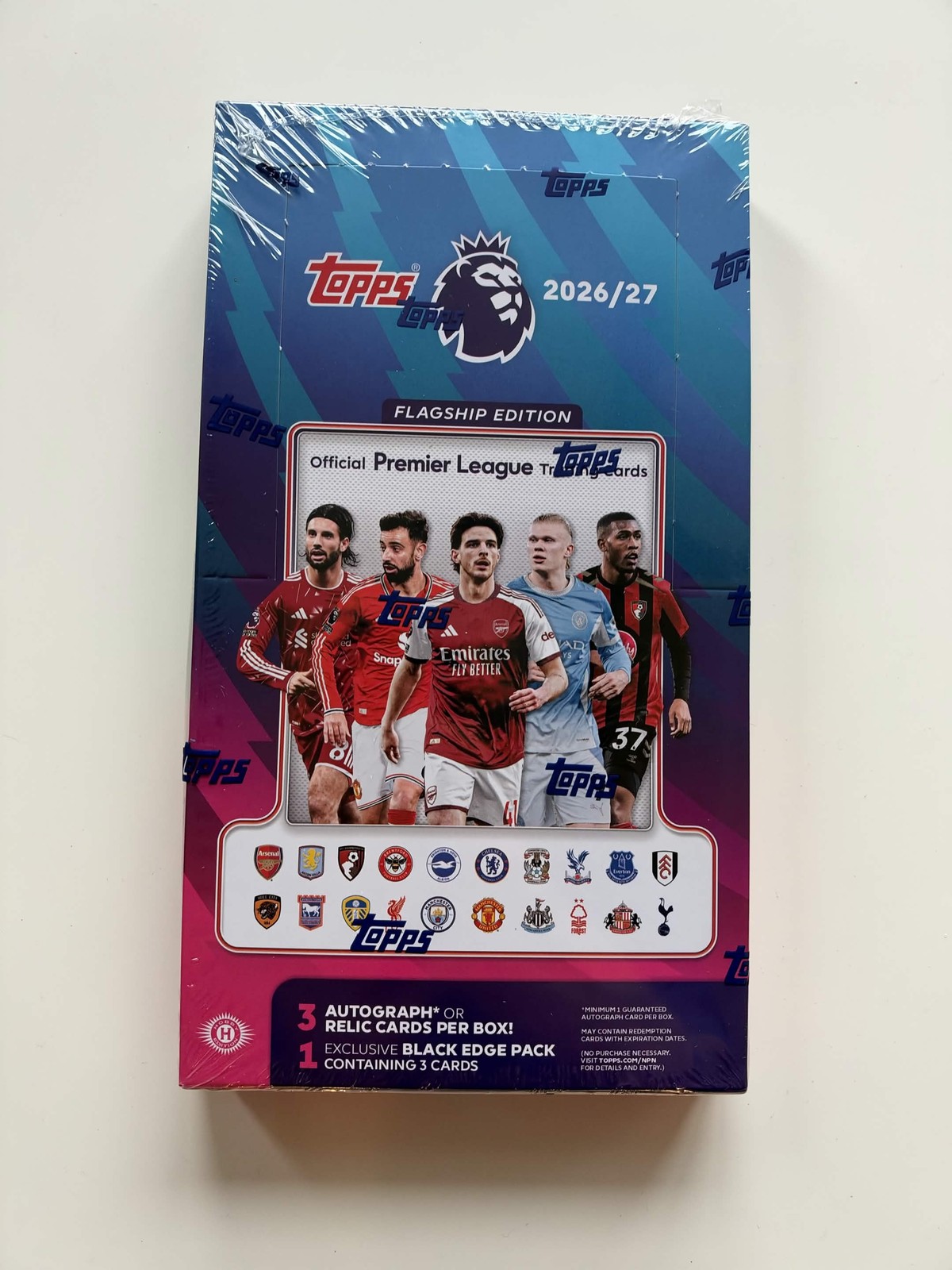 2026/27 Topps Premier League Flagship Hobby Box Factory Sealed Soccer