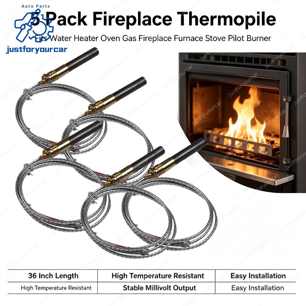 5 Pack Thermopile for Gas Fireplace 36\