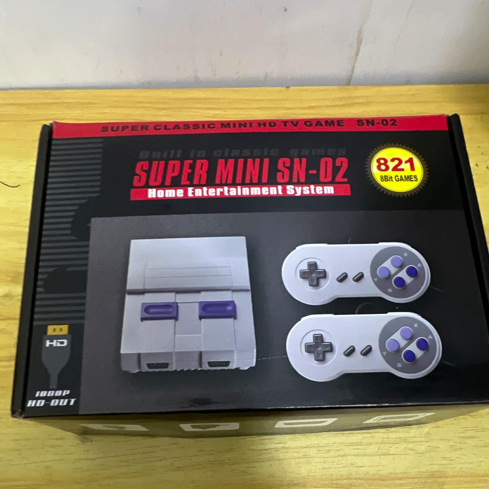 Super Mini SN-02 SNES Home Console 821 Built-In Games HDMI 1080p Gray Super Mini SN-02 SNES Home Console 821 Built-In Games HDMI 1080p Gray