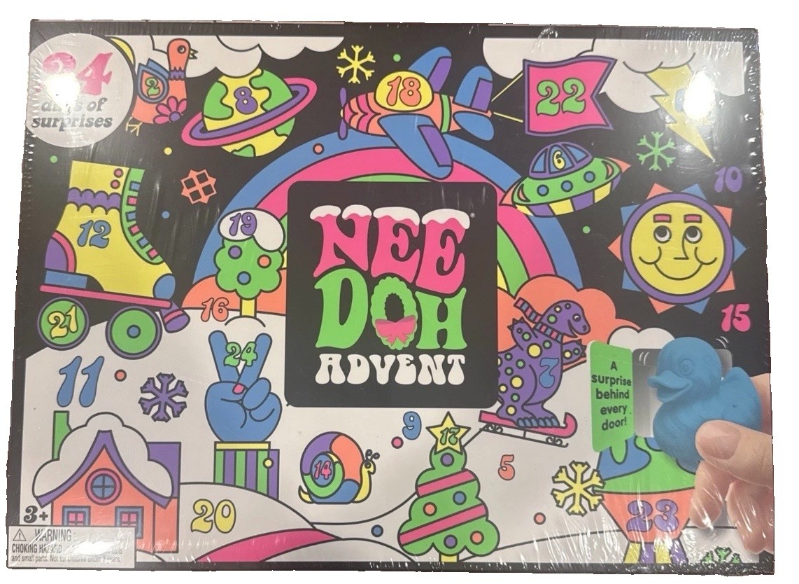 💥New Schylling NeeDoh Advent Calendar 24 Days of Christmas💥 (SEALED) 💥New Schylling NeeDoh Advent Calendar 24 Days of Christmas💥 (SEALED)