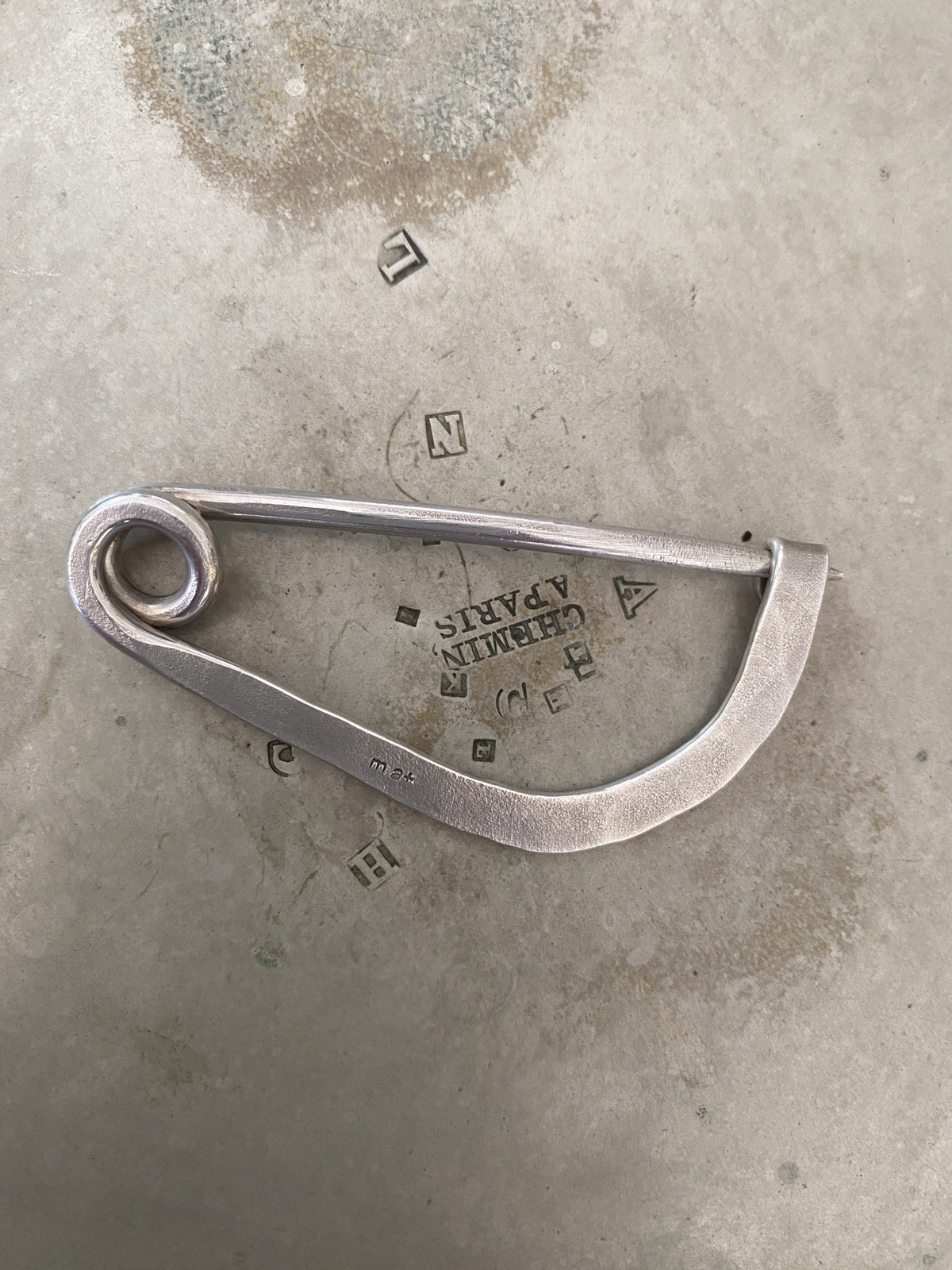 M.A+ Maurizio Amadei SS17 Sterling Silver Safety Pin – Archive Piece (Stamped) M.A+ Maurizio Amadei SS17 Sterling Silver Safety Pin – Archive Piece (Stamped)