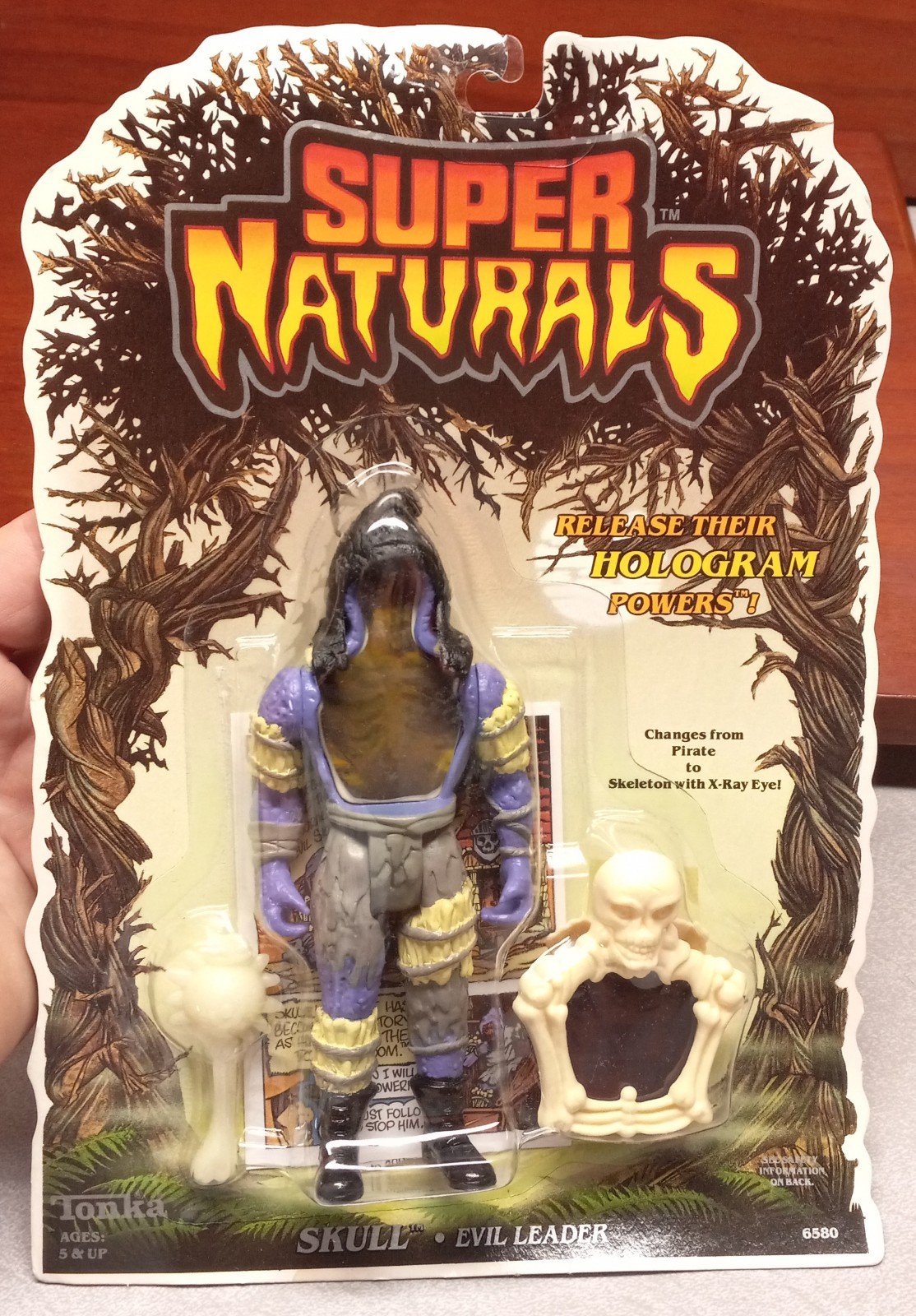 Vintage Tonka 1987 SUPER NATURALS SKULL Evil Leader Figure Moc Sealed Vintage Tonka 1987 SUPER NATURALS SKULL Evil Leader Figure Moc Sealed