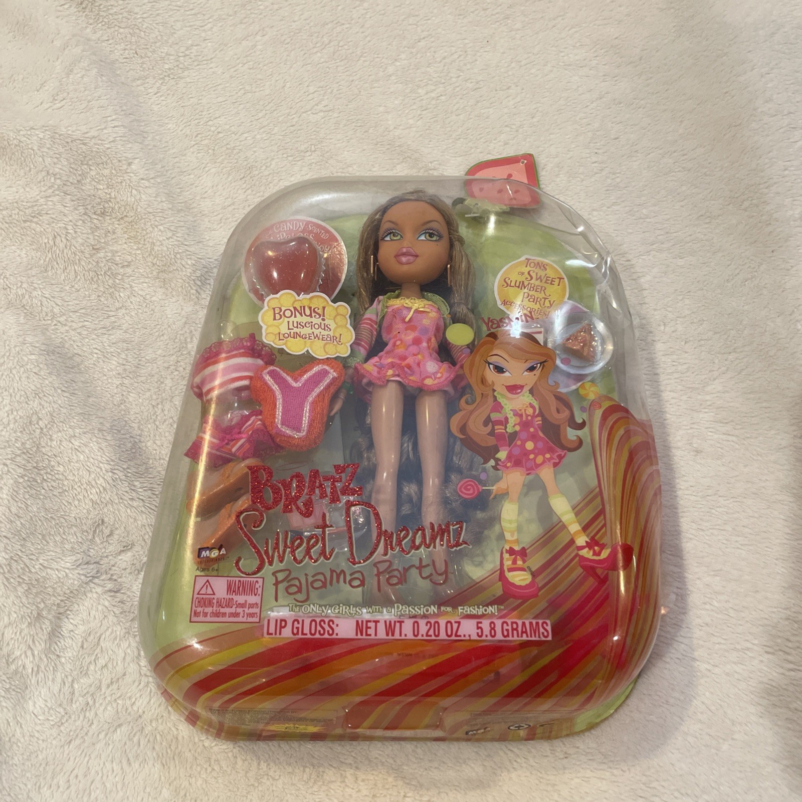 Bratz Sweet Dreamz Pajama Party: Yasmin- Rare BNIB - Read Description