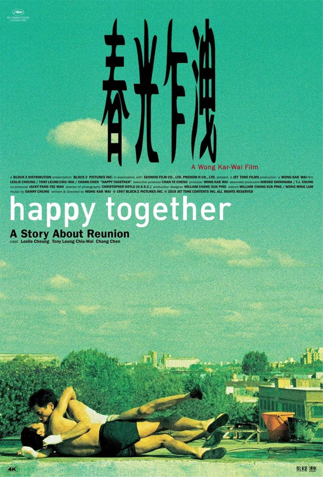 Happy Together Wong Kar-Wai Classic Romance Film Poster