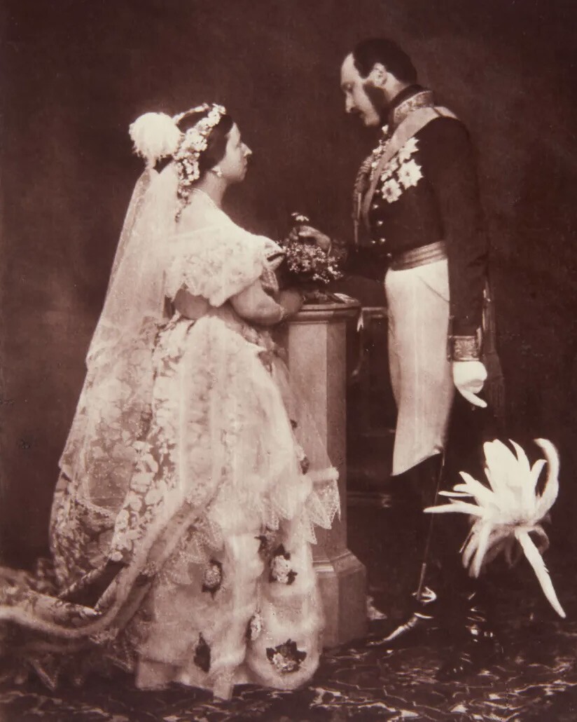 Queen Victoria Prince Albert 1854 Wedding Dress 8x10 Photo Print Royal Family Queen Victoria Prince Albert 1854 Wedding Dress 8x10 Photo Print Royal Family