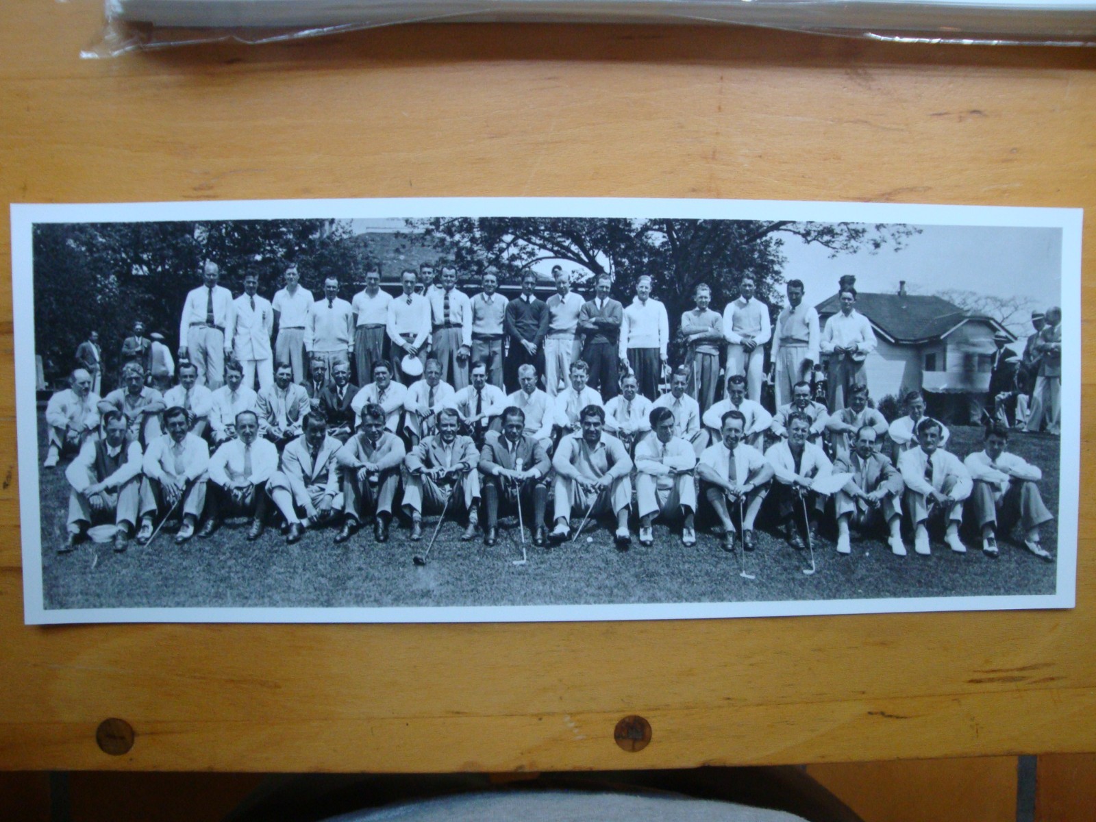 Rare Vintage Augusta National 1934 MASTERS FIELD Real PHOTOGRAPH KODAK WATERMARK