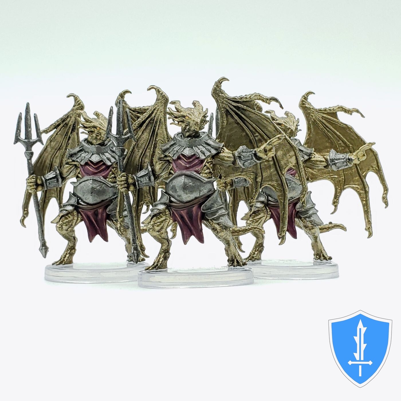 Bozak Draconian x3 - Warband Monster Pack Icons of the Realms D&D Miniature