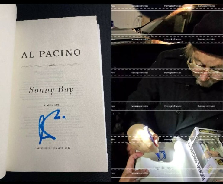 Al Pacino \'\'Signed\'\' Sonny Boy 1st Edition with Video Proof Al Pacino \'\'Signed\'\' Sonny Boy 1st Edition with Video Proof