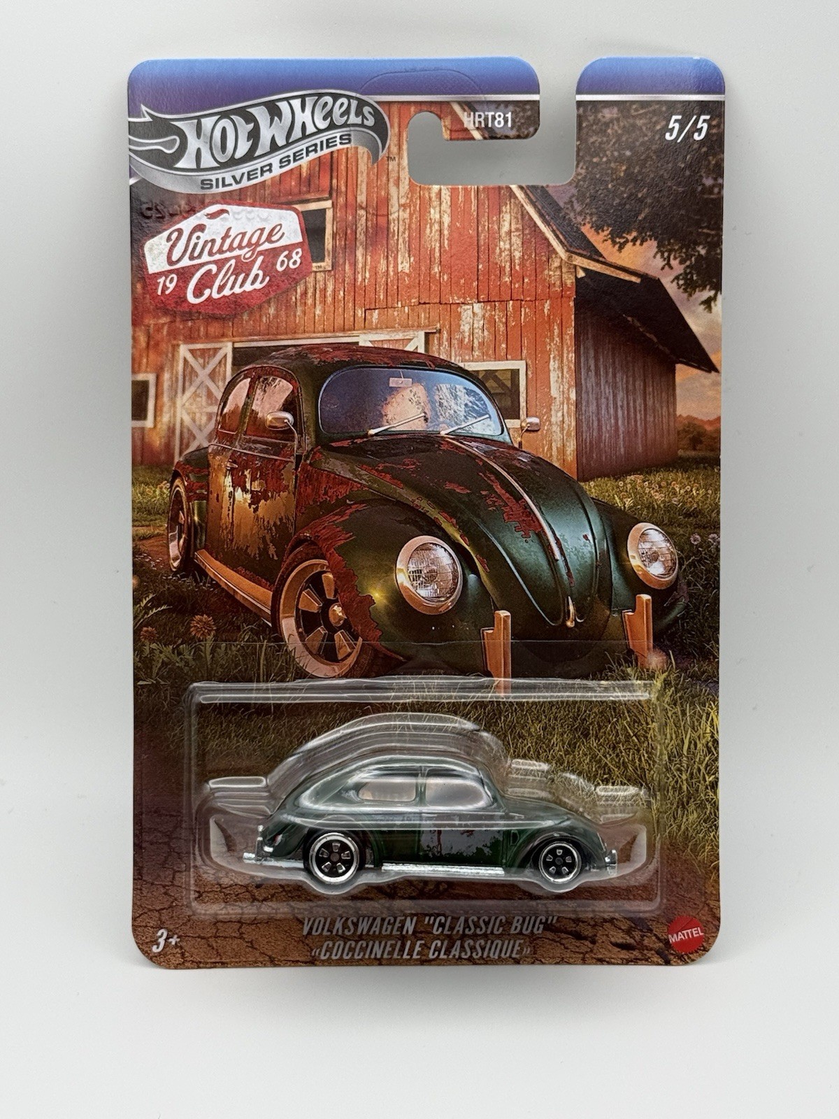 Hot Wheels Silver Series Vintage Club CHASE Volkswagen “Classic Bug” (Beetle) Hot Wheels Silver Series Vintage Club CHASE Volkswagen “Classic Bug” (Beetle)