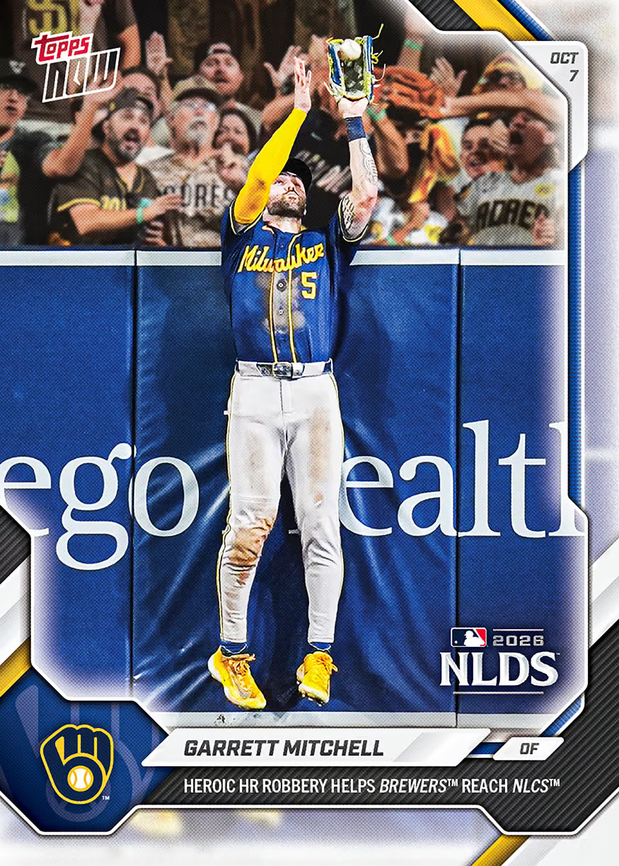 2026 Topps Now MLB #773 Garrett Mitchell Milwaukee Brewers PRESALE 2026 Topps Now MLB #773 Garrett Mitchell Milwaukee Brewers PRESALE