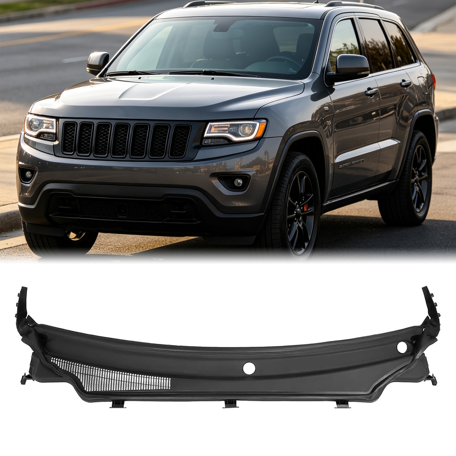 For 2011-2015 Jeep Grand Cherokee Windshield Wiper Cowl Grille Panel 55079197AH