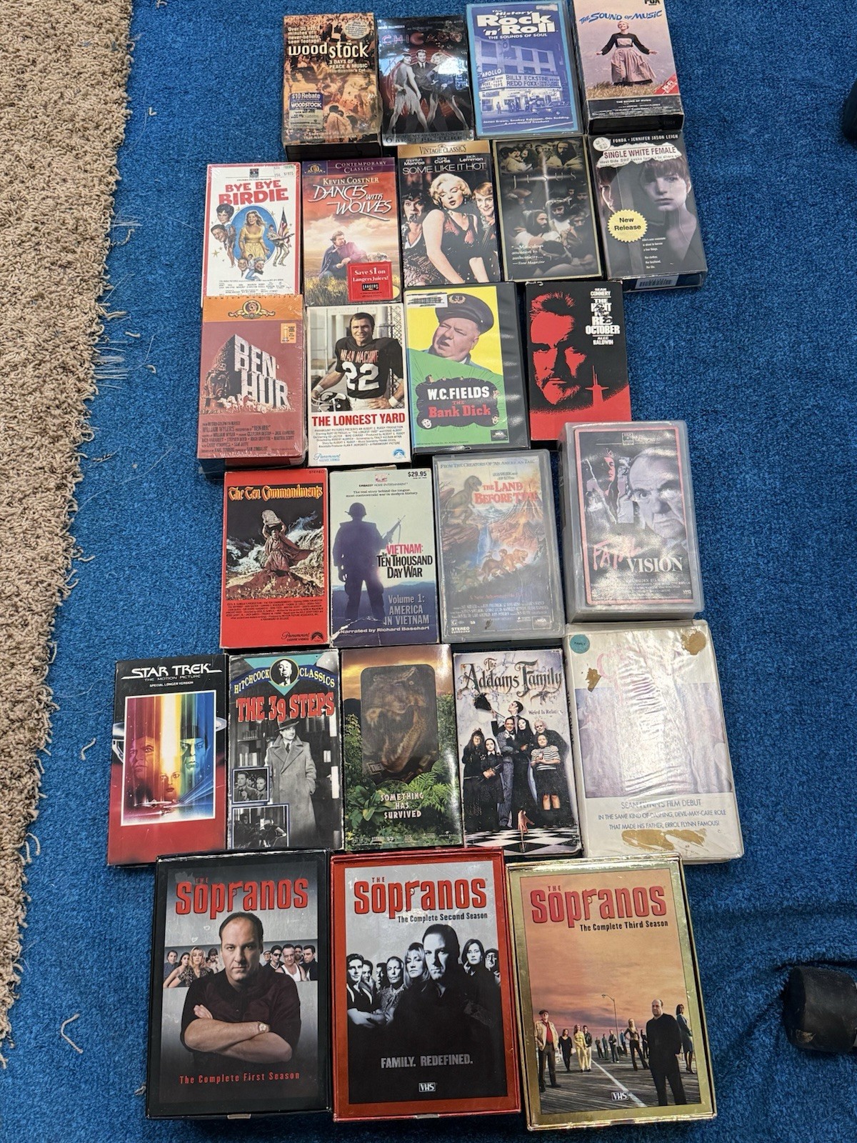 25 Classic VHS Original Lot For Collector and Analog Viewing 25 Classic VHS Original Lot For Collector and Analog Viewing