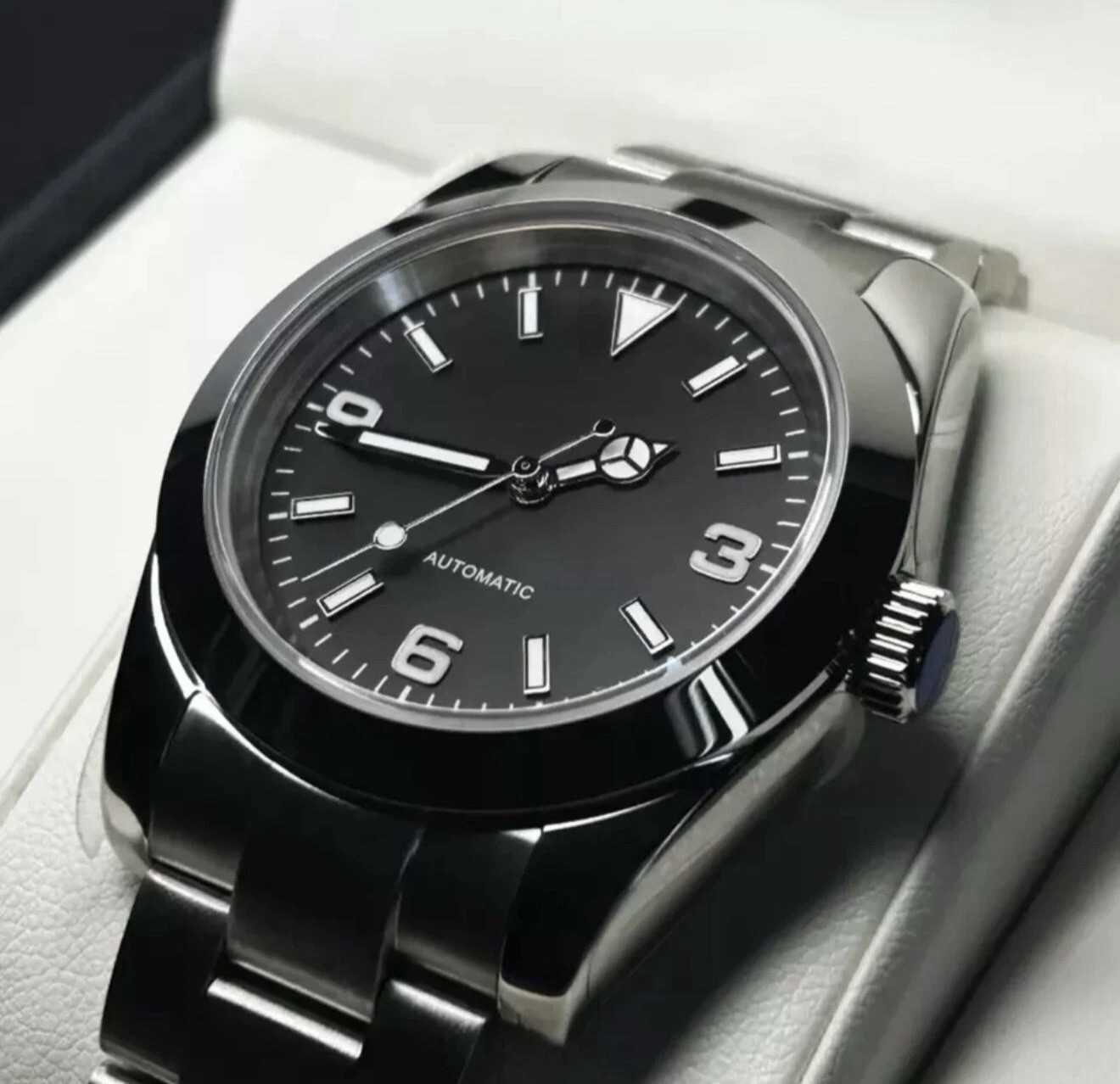 Custom 39mm Explore 369 Dial Style Mod Watch w/ NH35 Automatic Movement