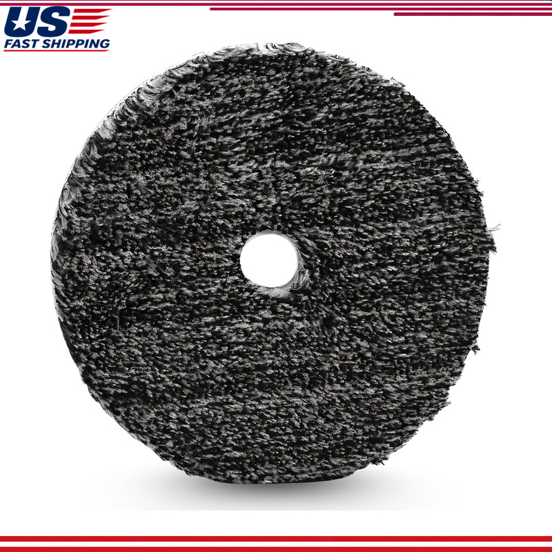URO-Fiber Black White Microfiber Blend Car Buffer Polisher Pad Buff and Shine, 5 URO-Fiber Black White Microfiber Blend Car Buffer Polisher Pad Buff and Shine, 5