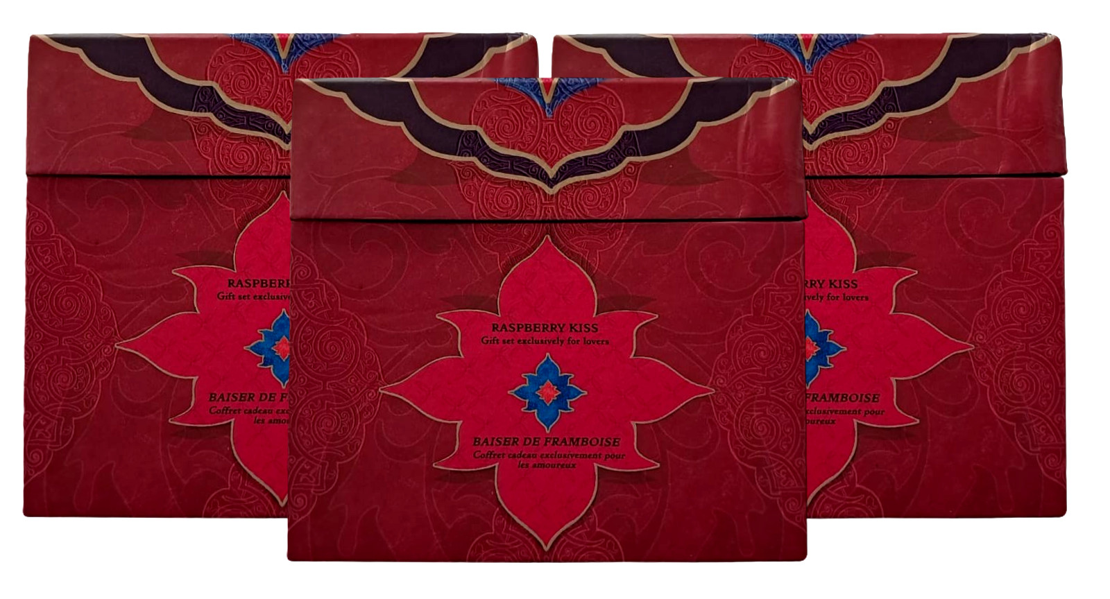 KamaSutra Treasure Trove Raspberry Kiss Kit (Oil, Gel & Dust) Set of 3 KamaSutra Treasure Trove Raspberry Kiss Kit (Oil, Gel & Dust) Set of 3