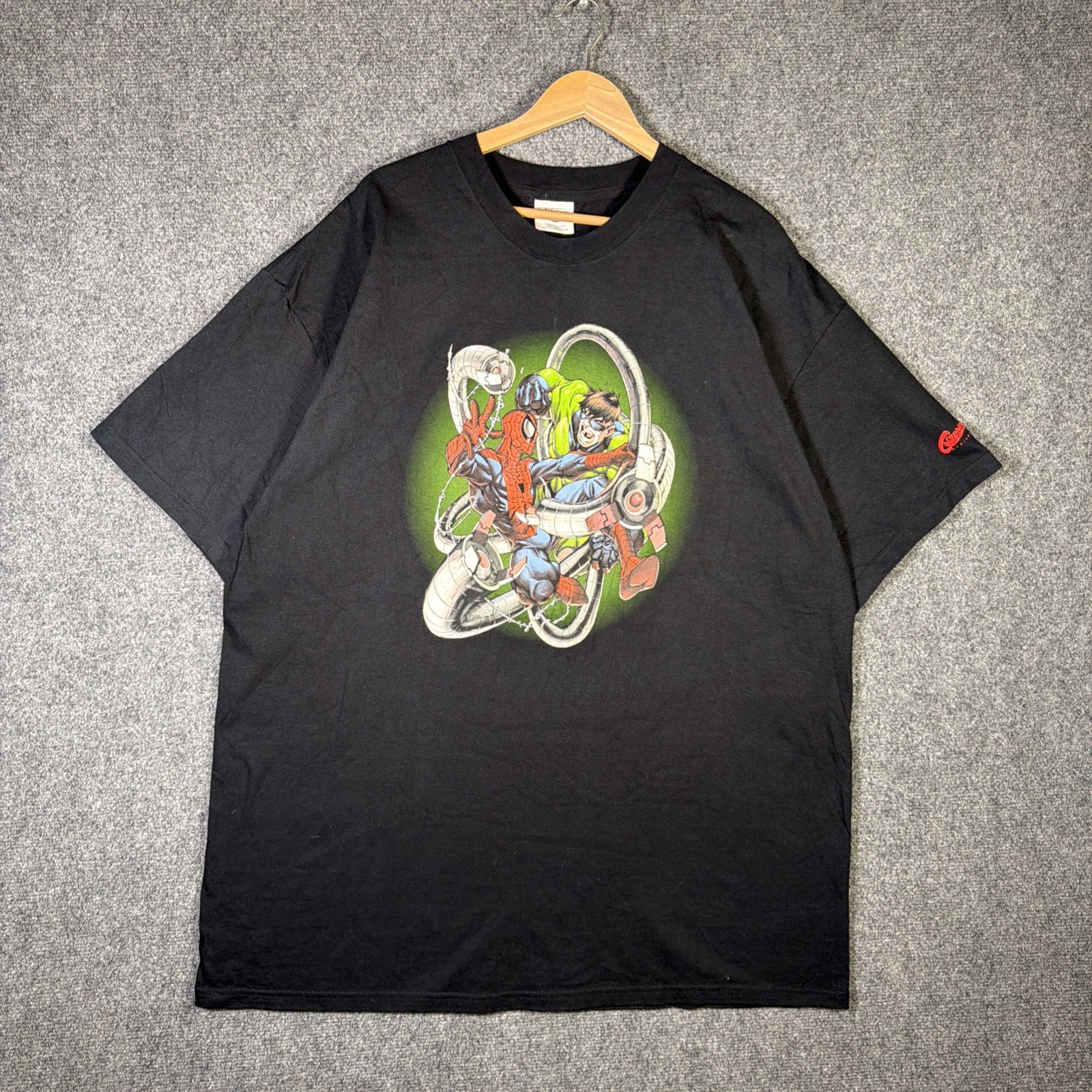 Vintage Spiderman Shirt 2XL 2004 Rare Graphitti Doctor Octopus Marvel Comics Vintage Spiderman Shirt 2XL 2004 Rare Graphitti Doctor Octopus Marvel Comics
