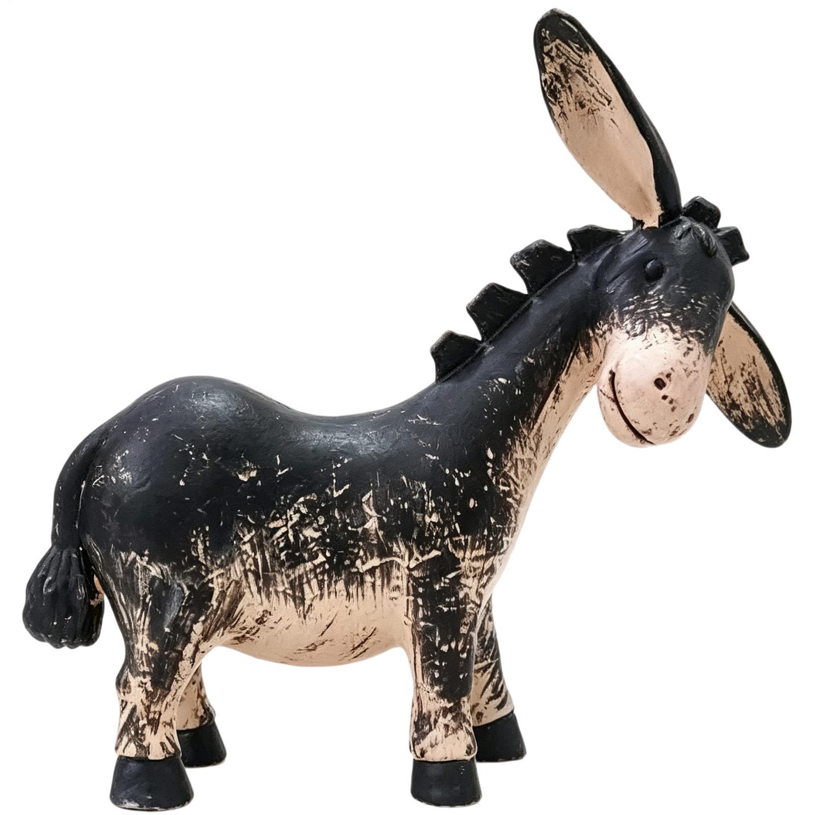 Vintage Donkey Figurine Resin Donkey Statue Farm Animal Ornament Home Decor