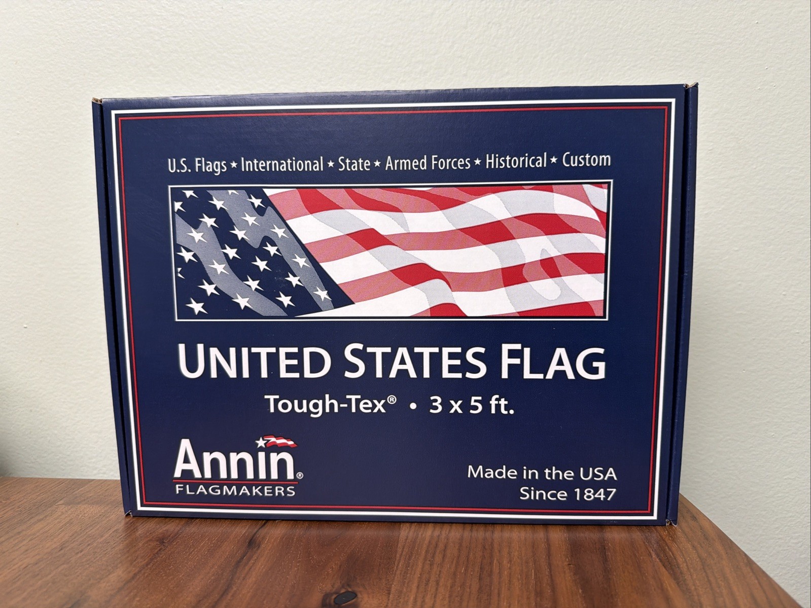 Annin Flagmakers United States Tough-Tex (Poly) Flag 3’ X 5’ Made in the USA NEW Annin Flagmakers United States Tough-Tex (Poly) Flag 3’ X 5’ Made in the USA NEW