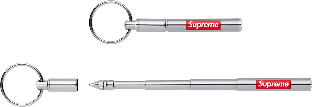 Brand New 100% Authentic Supreme®/True Utility® Telepen Keychain Box Logo TNF Brand New 100% Authentic Supreme®/True Utility® Telepen Keychain Box Logo TNF