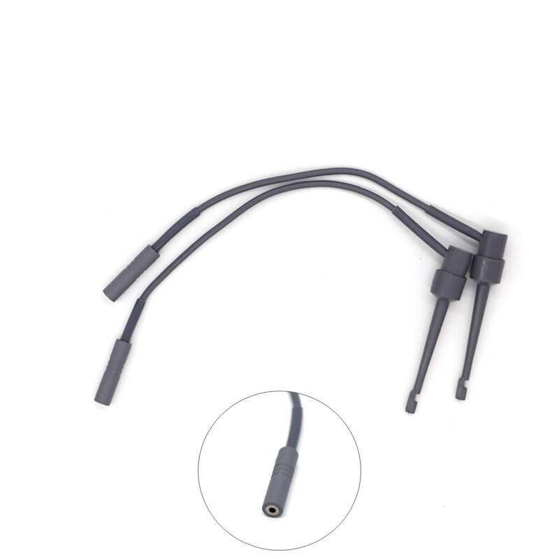 2PC Female Type Dental Test Wire Contrary Electrode File Holder For Apex Locator