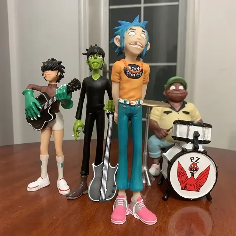 Gorillaz Band Rock Band Member Murdoc Russel 2d Noodle Model Toys Action Figure Gorillaz Band Rock Band Member Murdoc Russel 2d Noodle Model Toys Action Figure