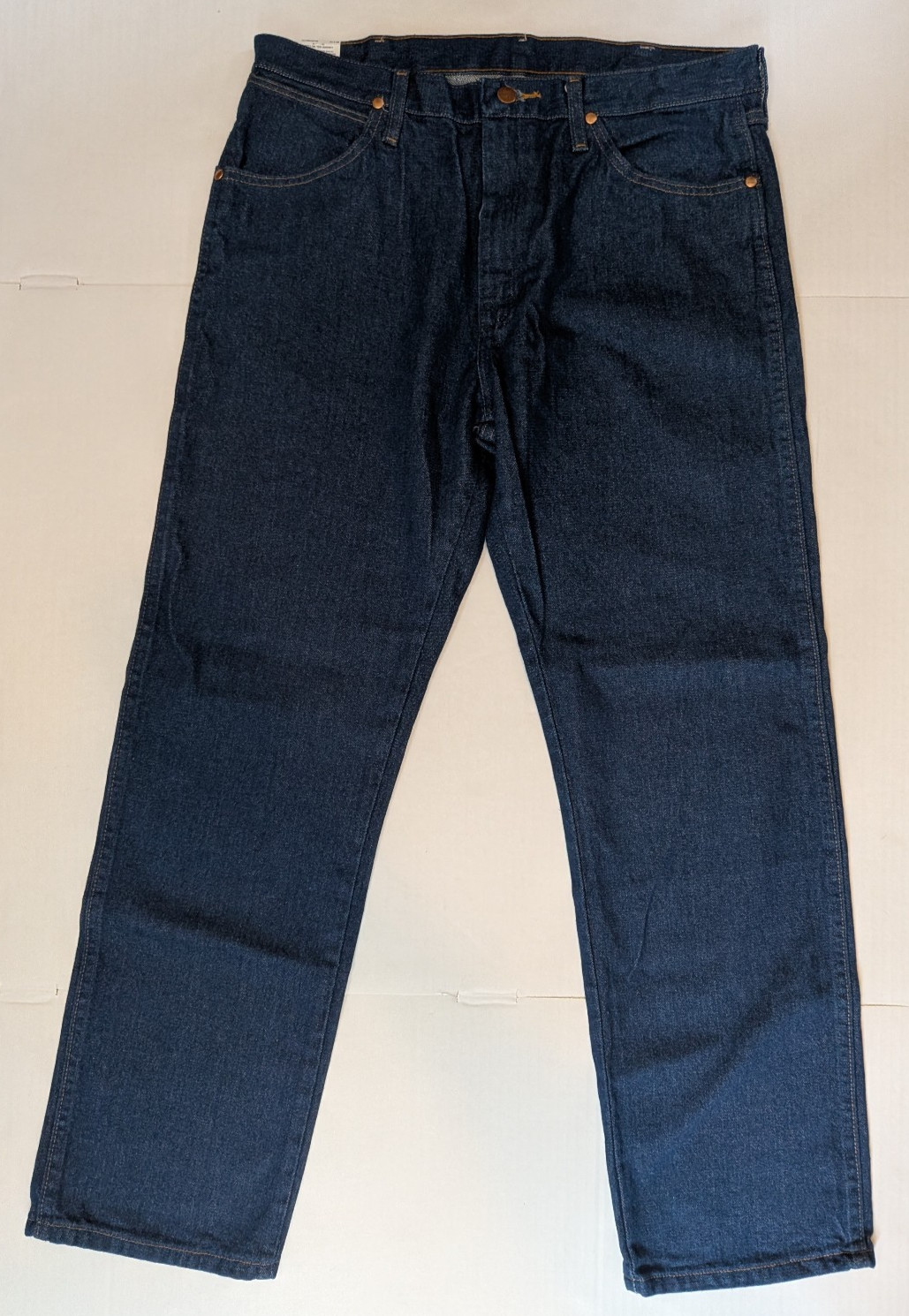 NWT Wrangler Cowboy Cut Jeans Mens 34x30 Original Fit 13MWZPW Prewashed Dark Blu NWT Wrangler Cowboy Cut Jeans Mens 34x30 Original Fit 13MWZPW Prewashed Dark Blu